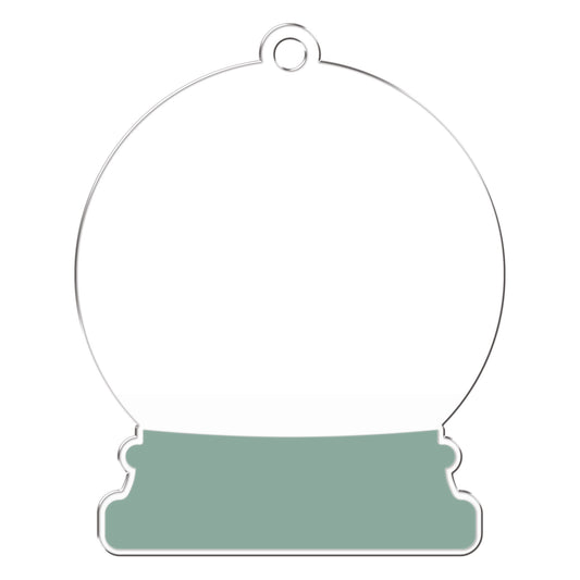 Christmas Blank | Snow Globe Sage