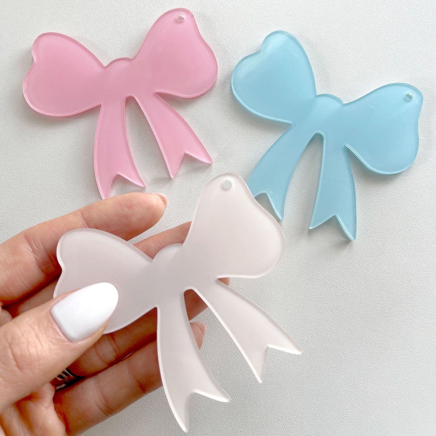 Coquette Bow Acrylic Blank