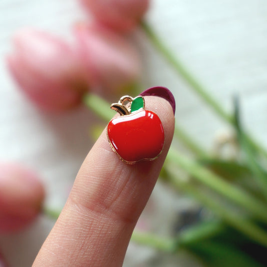 Apple Charm | 18K Gold Plated