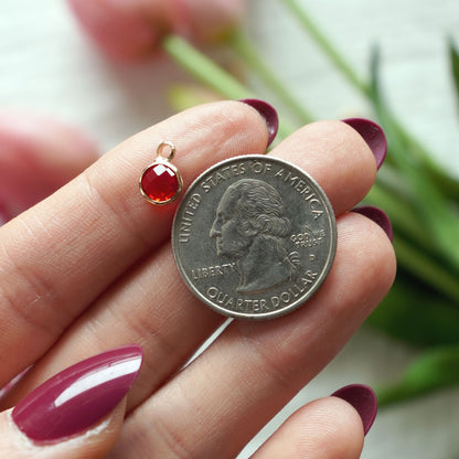 Birthstone Charm | Gold Plated