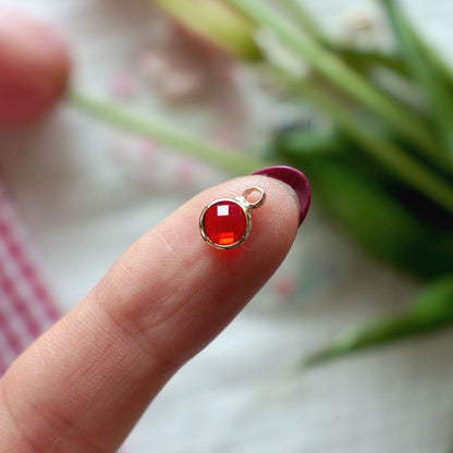 Birthstone Charm | Gold Plated