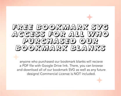 Bookmark Template SVG | Floral Flamingo SVG