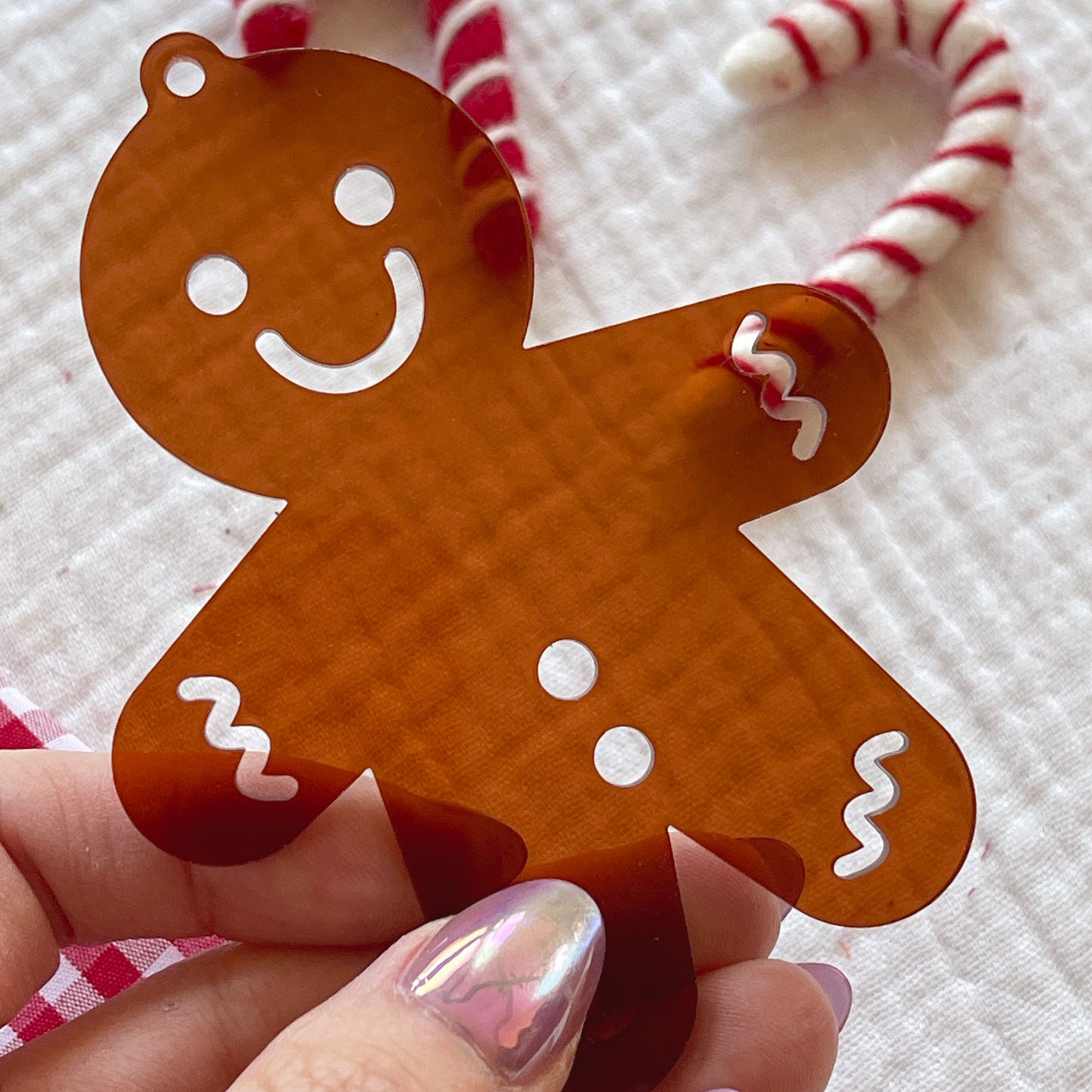 Gingerbread Man Blank | Brown