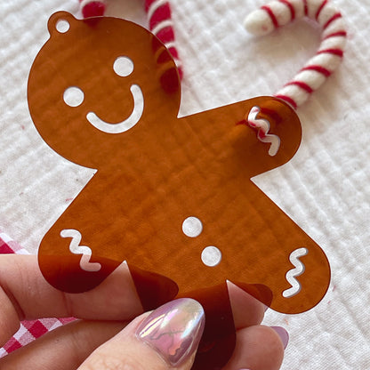 Gingerbread Man Blank | Brown