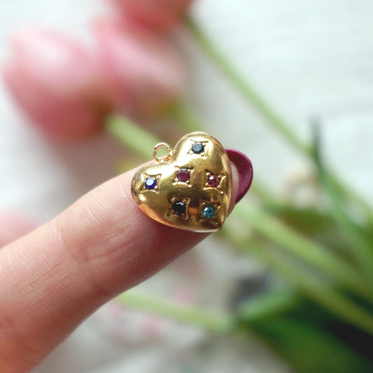Gem Heart Gem | 18K Gold Plated