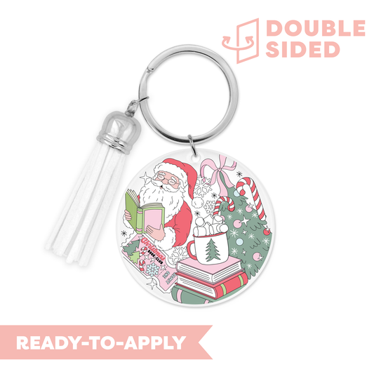[ Double Sided ] Circle UV DTF Decal | Merry & Bookish