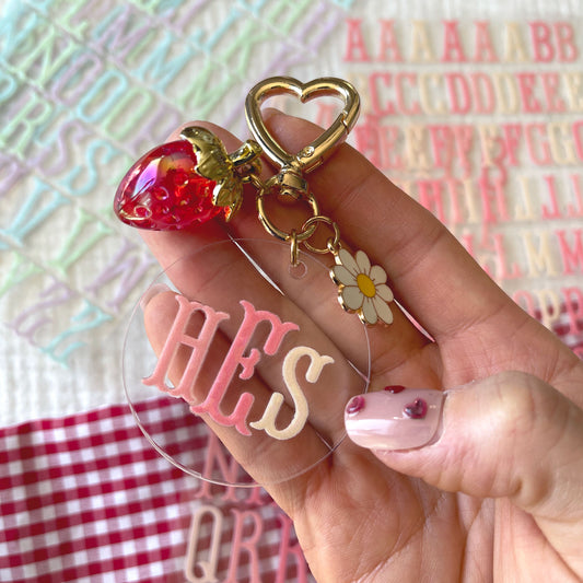 [ Single Sided ] Holographic Letter Sticker Sheet Set | Fishtail Monogram 2 Sheets