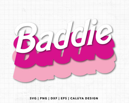 FREE Baddie SVG | Barbie Inspired SVG Cut File for Cricut, Cameo Silhouette | Free SVG Cut File