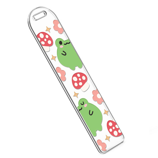 [ Double Sided ] Bookmark UV DTF Decal | Kawaii Froggy