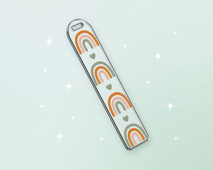 Bookmark Template SVG | Simple Boho Rainbow SVG