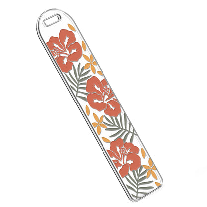 Bookmark UV DTF Decal | Tropical Hibiscus