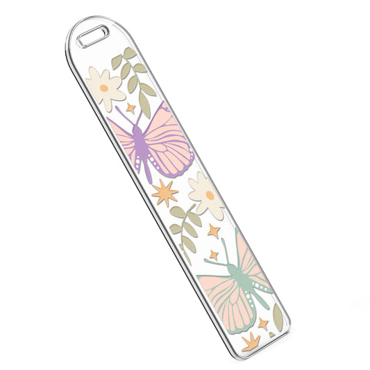 [ Double Sided ] Bookmark UV DTF Decal | Pastel Butterfly