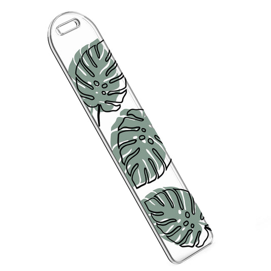 [ Double Sided ] Bookmark UV DTF Decal | Classic Monstera