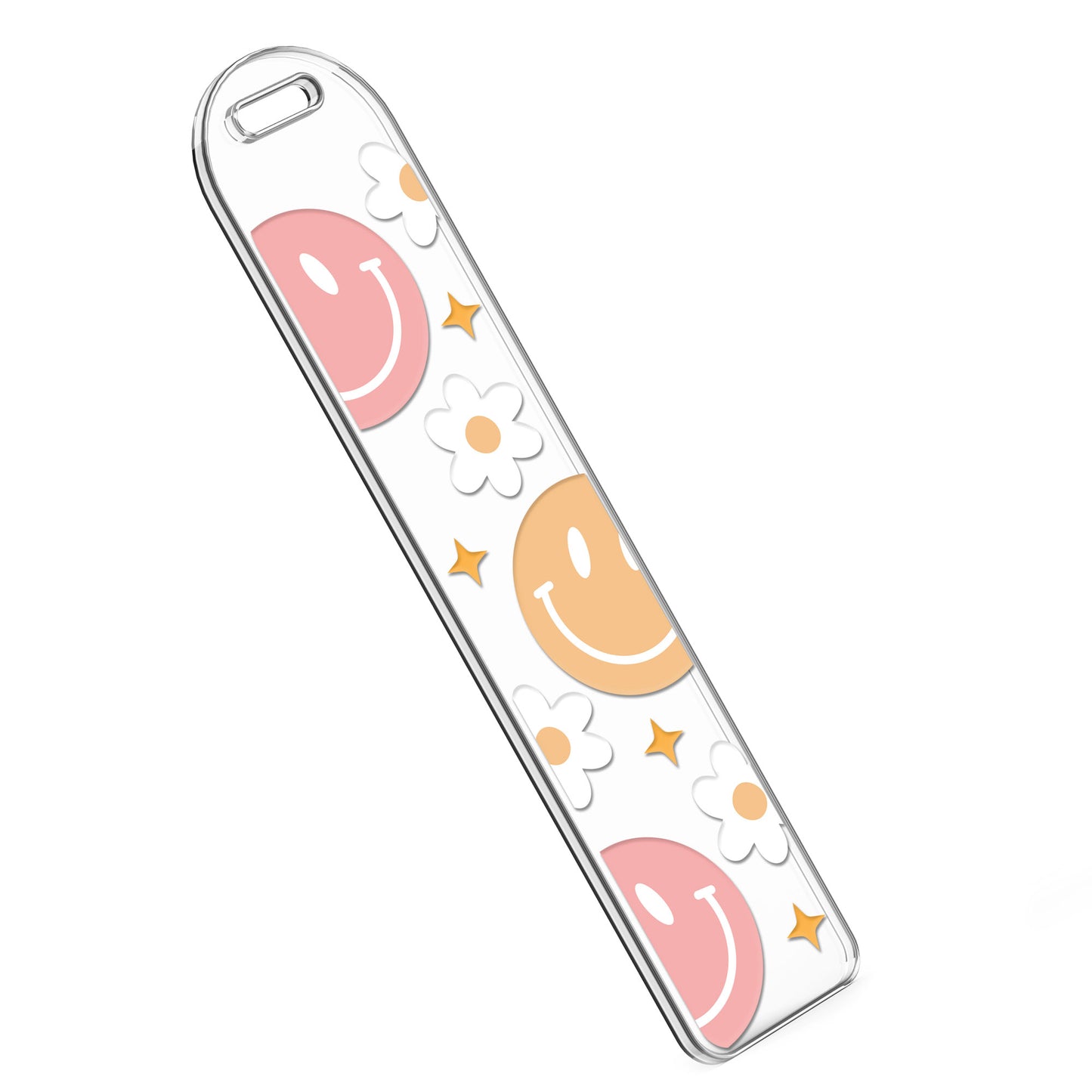 Bookmark UV DTF Decal | Classic Happy Face