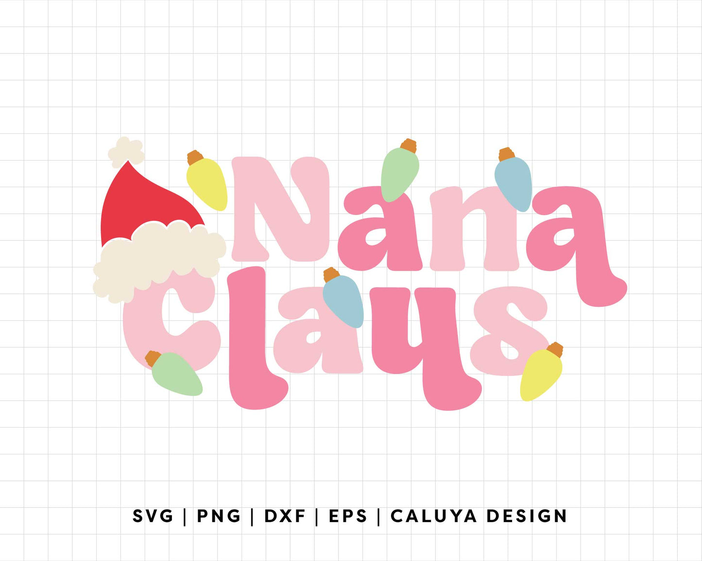 FREE Nana Claus SVG | Grandma Santa SVG