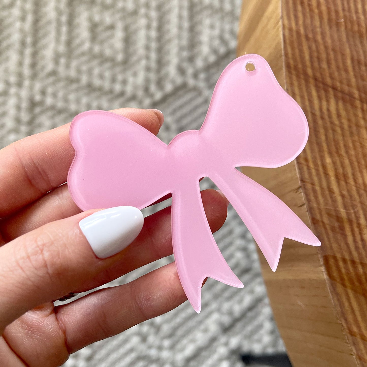 Coquette Bow Acrylic Blank