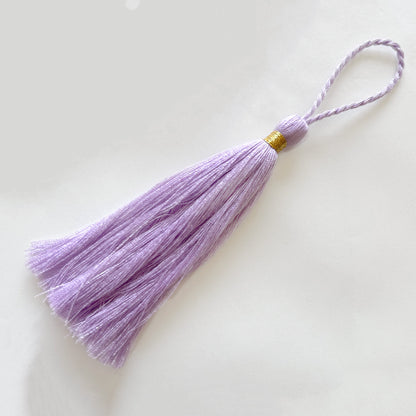 Gold Accent Cotton Long Tassel
