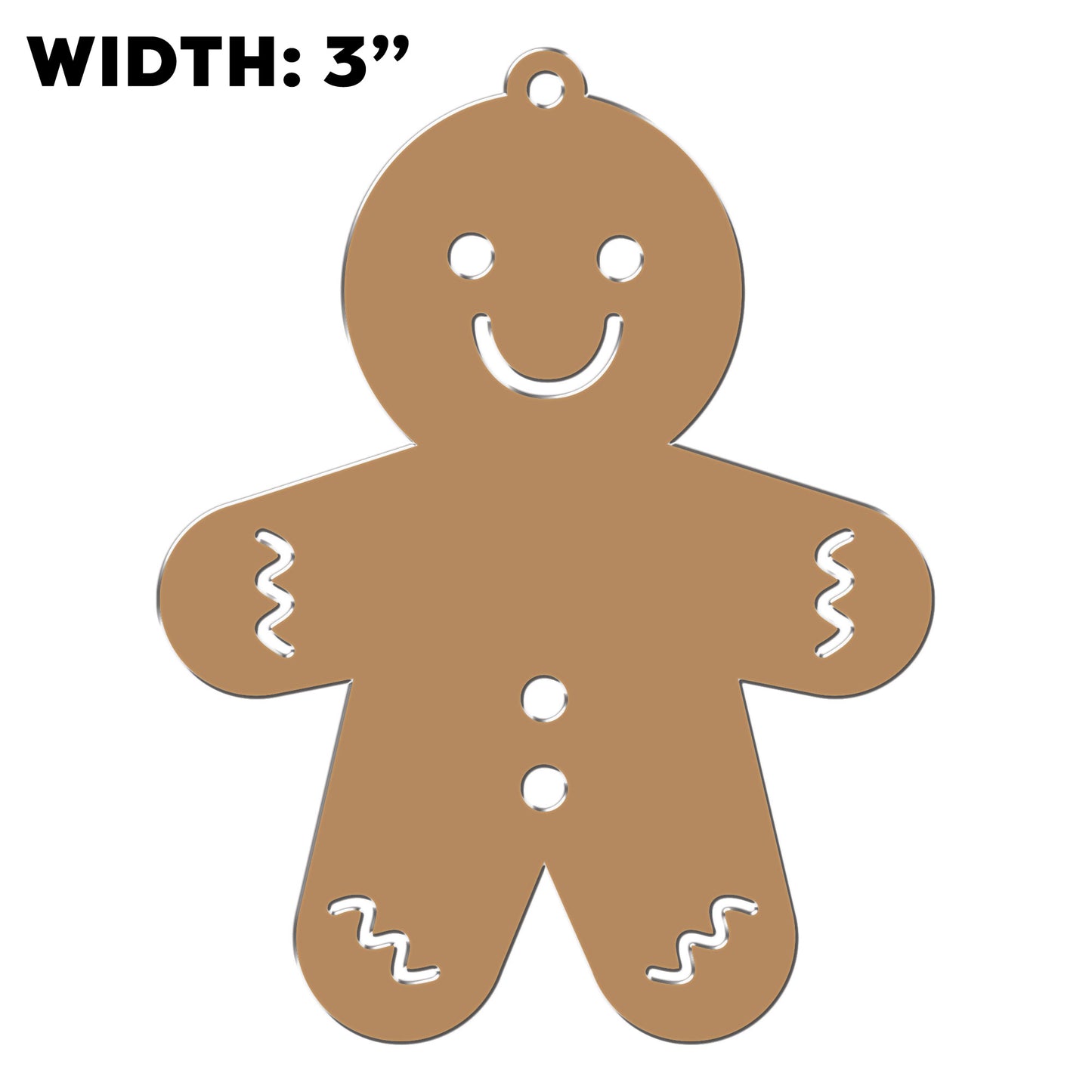 Gingerbread Man Blank | Brown