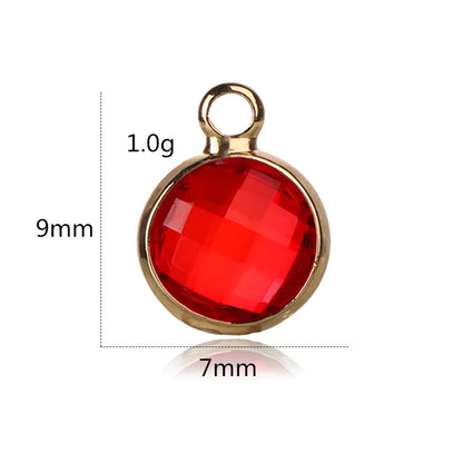 Birthstone Charm | Gold Plated