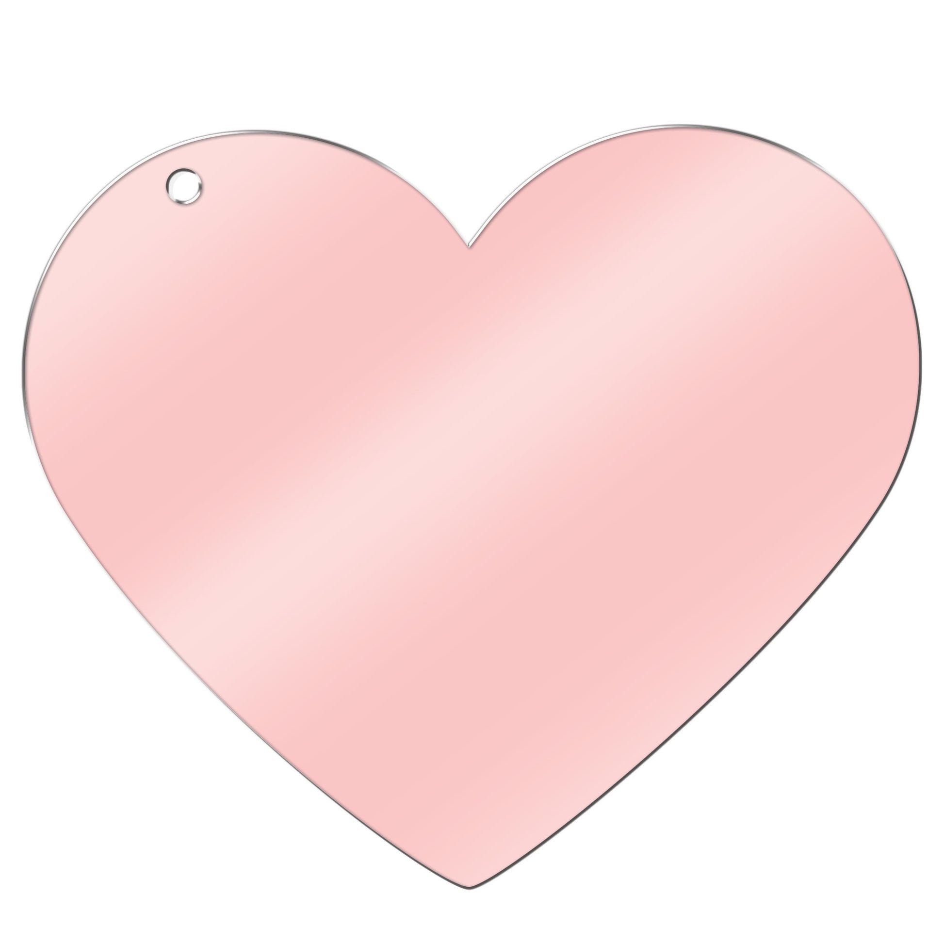 Red Heart Acrylic Blanks  Customisable Acrylics Online