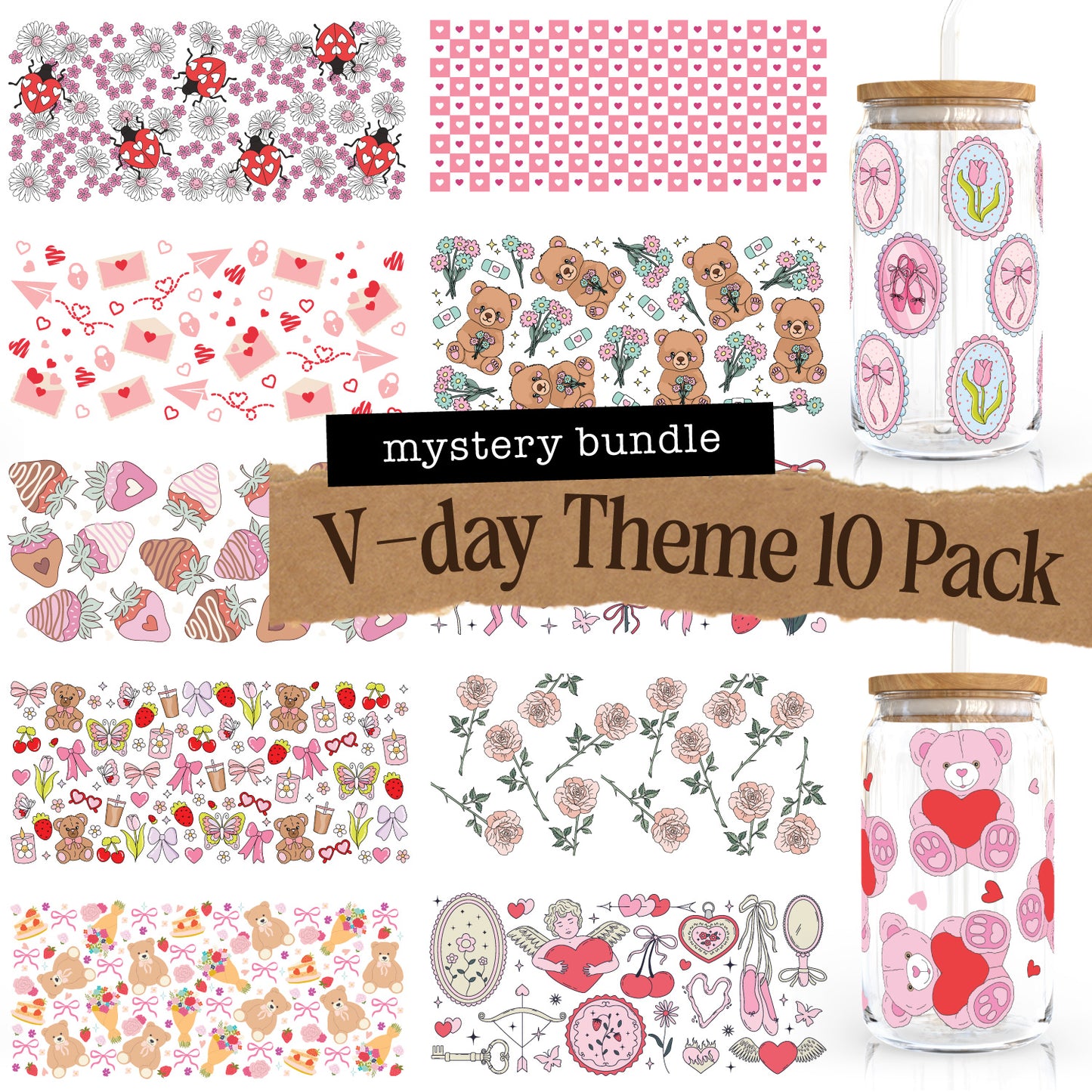 10 Cup Wrap Mystery Pack | V-Day Pack
