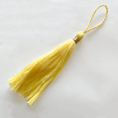 Gold Accent Cotton Long Tassel