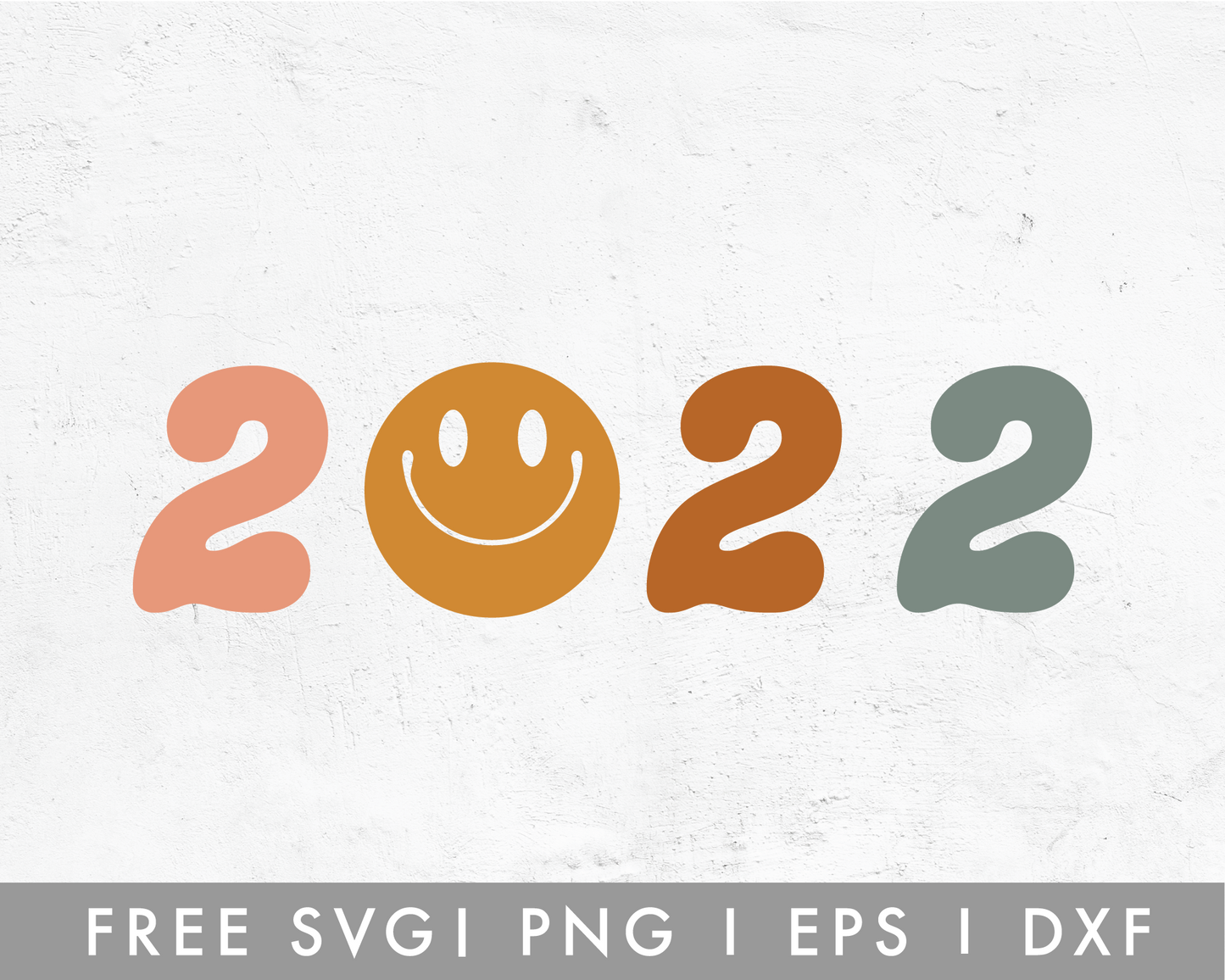 FREE 2022 Smiley Face SVG