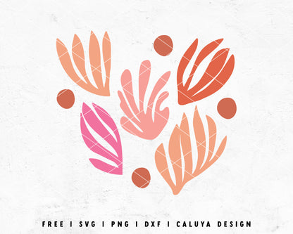 FREE Abstract Botanical SVG | Matisse Inspired SVG Cut File for Cricut, Cameo Silhouette | Free SVG Cut File
