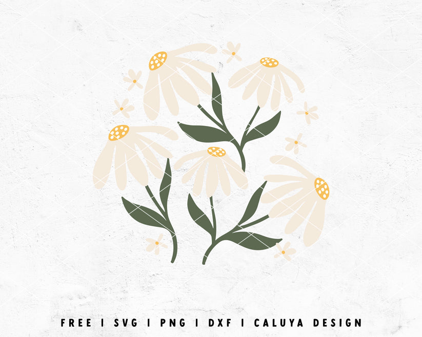 FREE Abstract Flower SVG | Daisy Flower Matisse SVG Cut File for Cricut ...