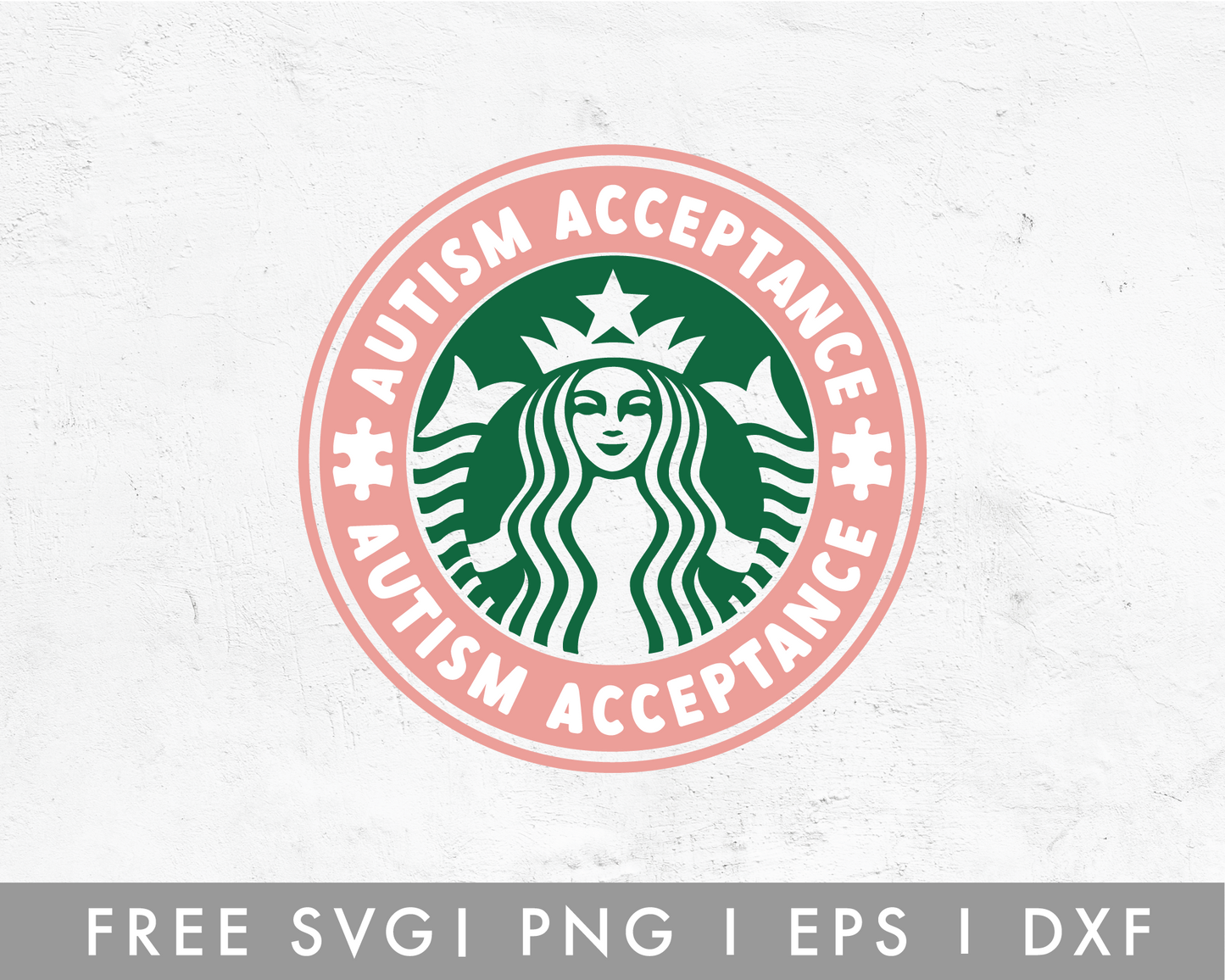 FREE Autism Acceptance SVG Cut File for Cricut, Cameo Silhouette | Free SVG Cut File