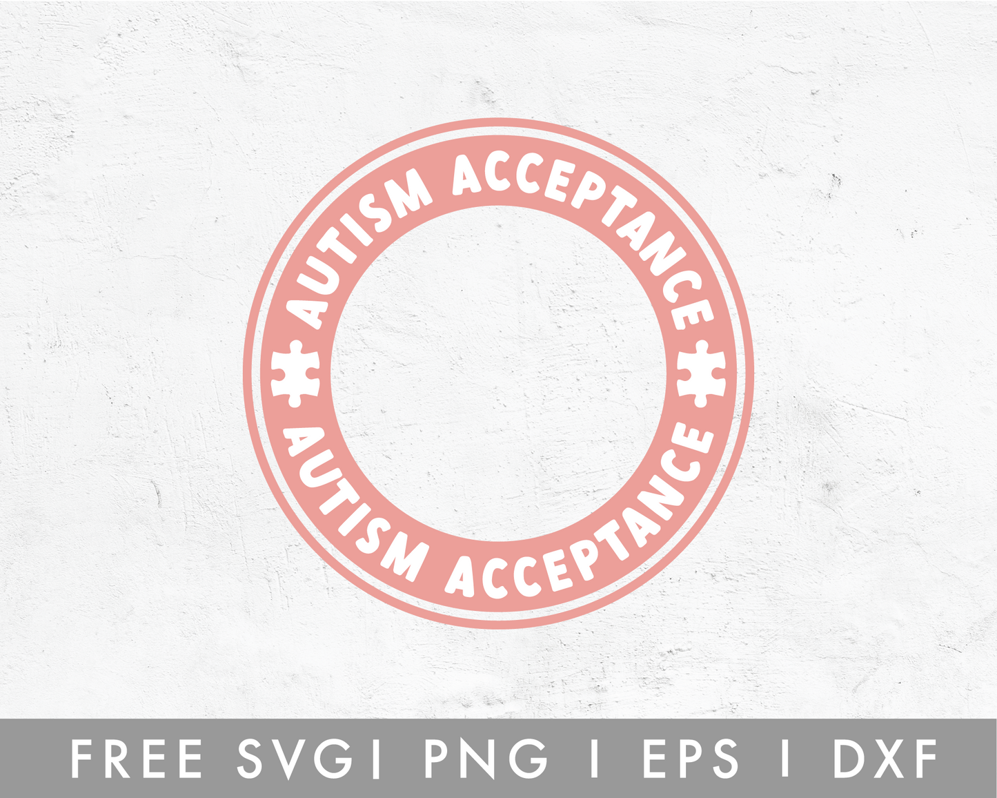 FREE Autism Acceptance Starbucks Frame SVG