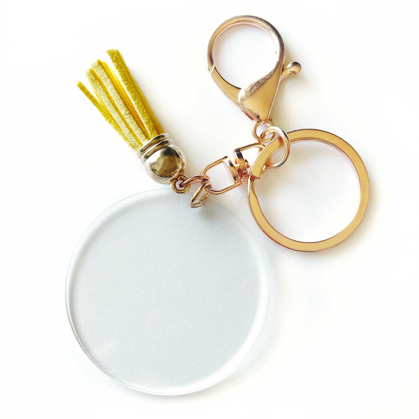 Gold Blank Keychain