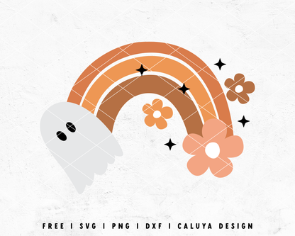 FREE Boho Halloween SVG | Cute Ghost SVG