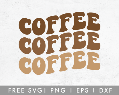FREE Coffee Wavy SVG