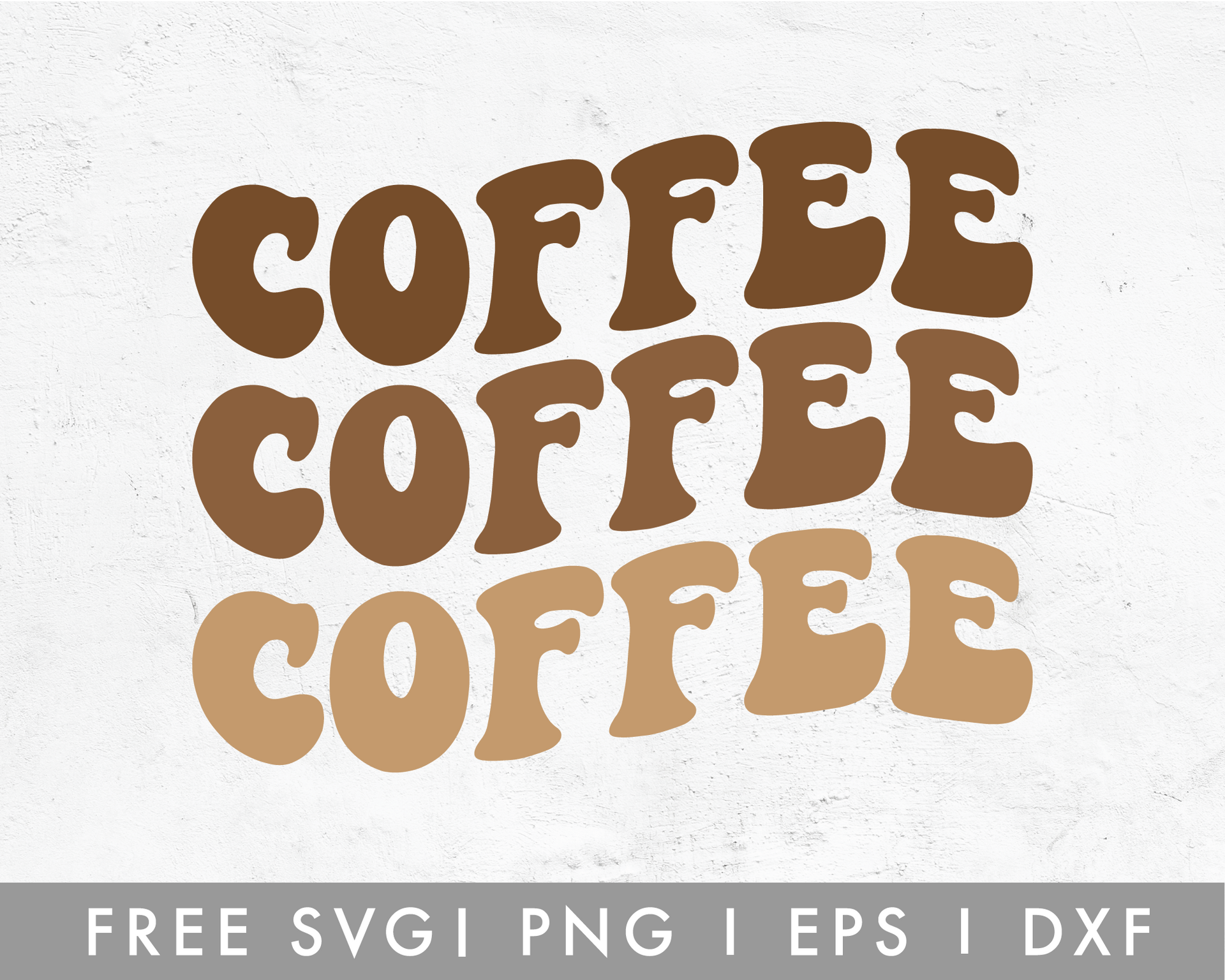 Coffee wavy svg Retro coffee svg Coffee smile svg with stars