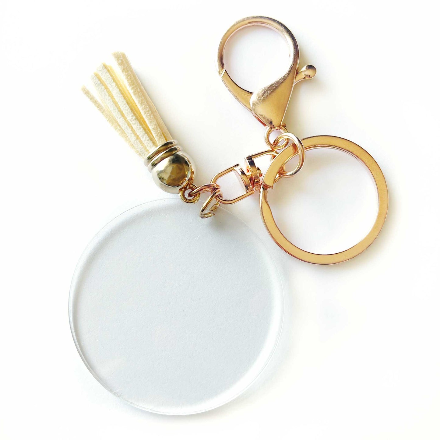 Gold Blank Keychain