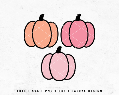FREE Pink Pumpkin SVG | Cute Halloween SVG