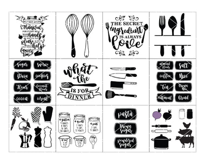 Happy Kitchen SVG Bundle