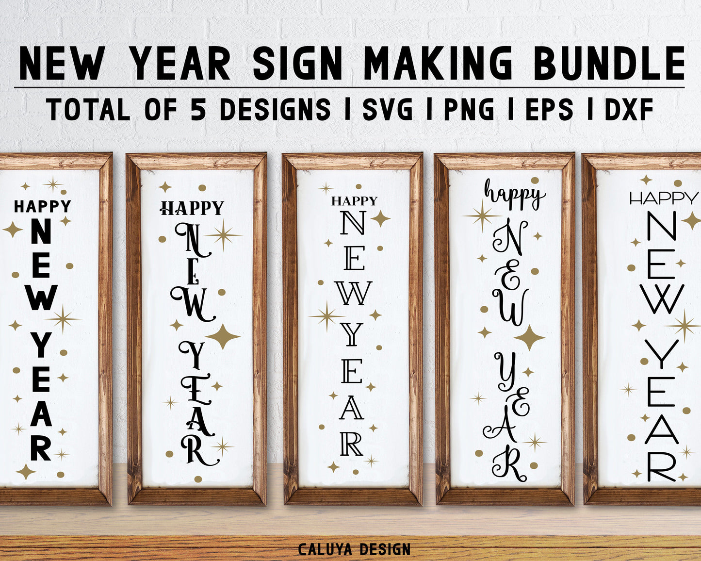 New Year Sign Making SVG Bundle