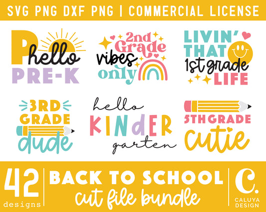 Back To School SVG Bundle | 42 Pack