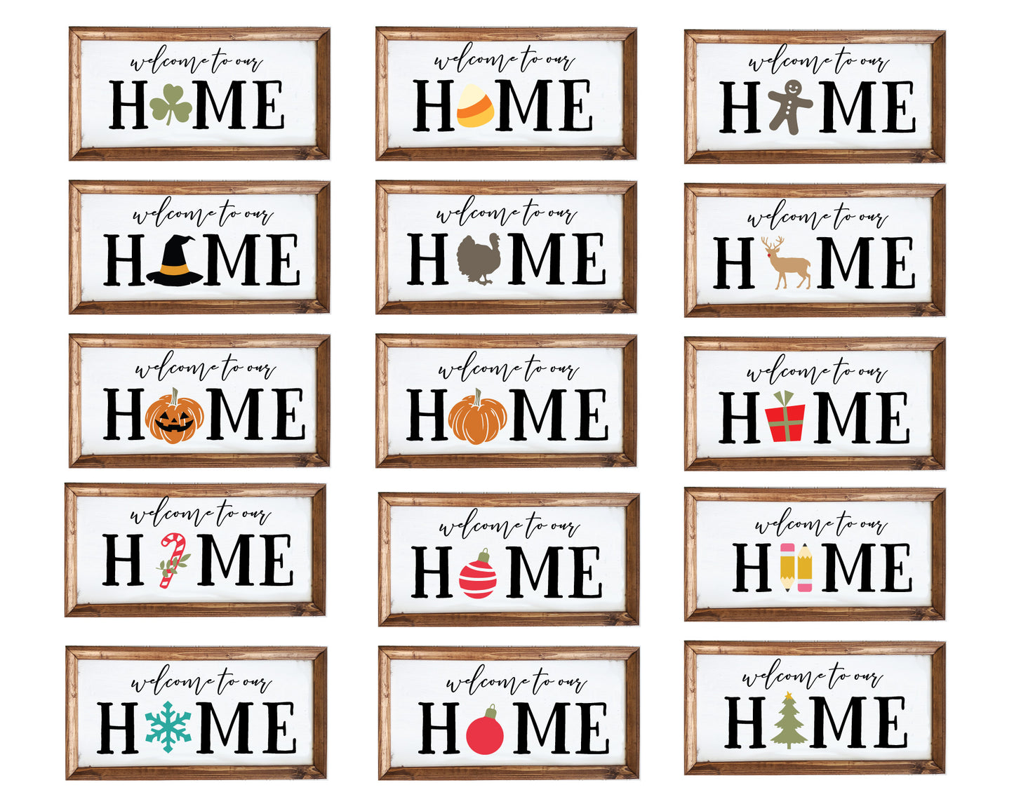 Welcome Home Sign Making SVG Bundle