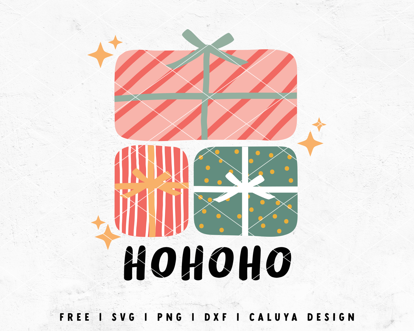 FREE Holiday Gift SVG | Christmas Gift Box SVG Cut File for Cricut, Cameo Silhouette | Free SVG Cut File