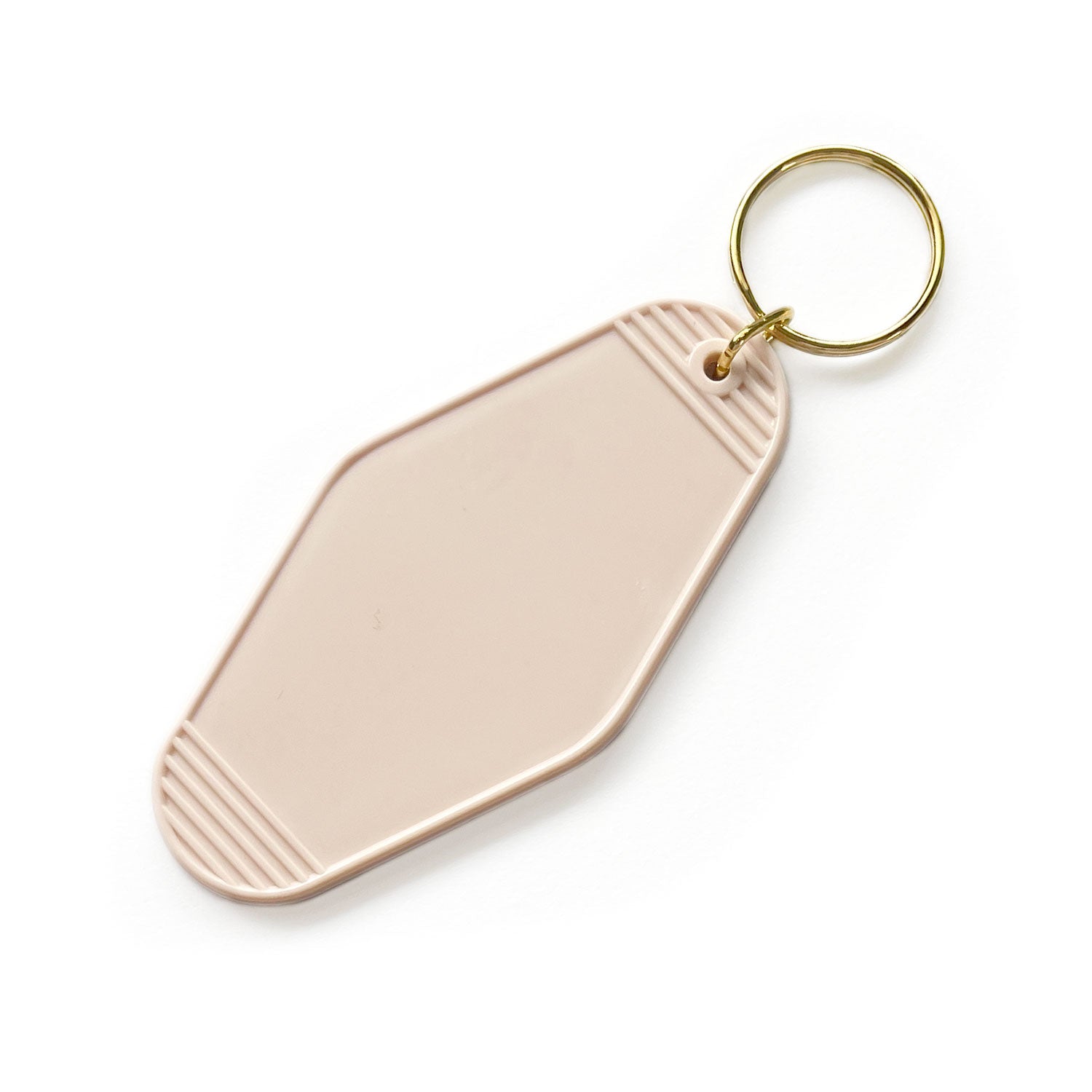 JessiClawsShop Motel Keychain Blanks | Vintage Inspired Keychain| Plastic Keychain Blank | Gold Jump Ring | Gold Keychain Hardware | Keychains for Printing