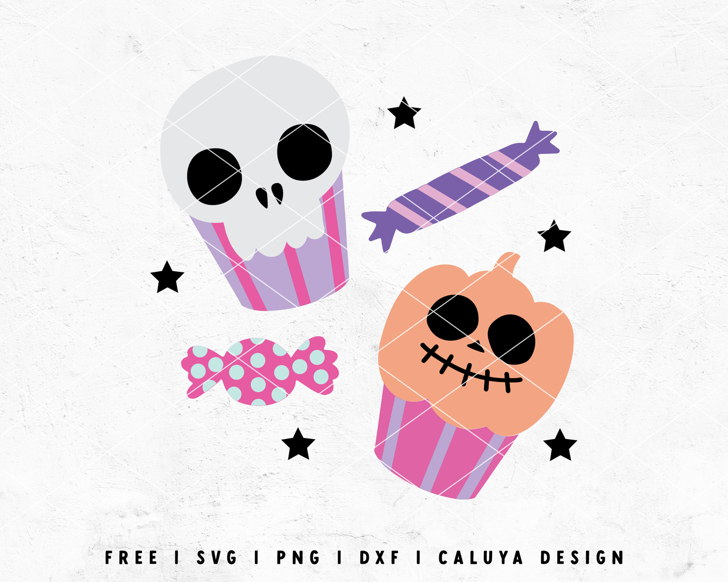 FREE Halloween Sweets SVG | Cute Spooky SVG