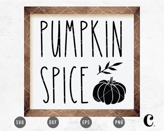 Pumpkin Spice Farmhouse Sign SVG
