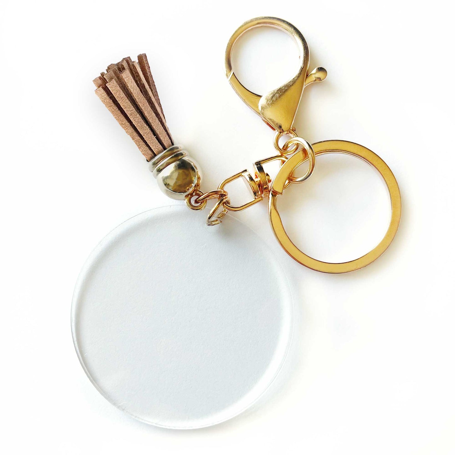 Gold Blank Keychain