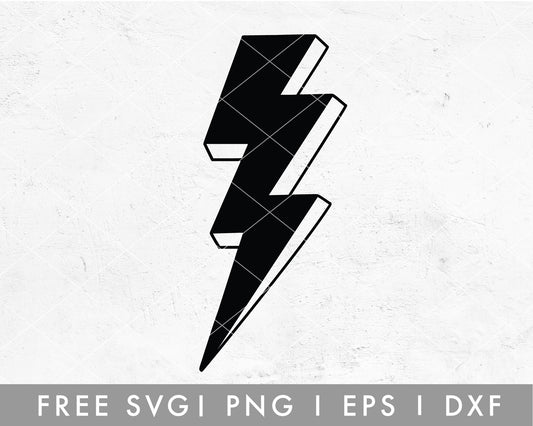 FREE Retro Lightning SVG