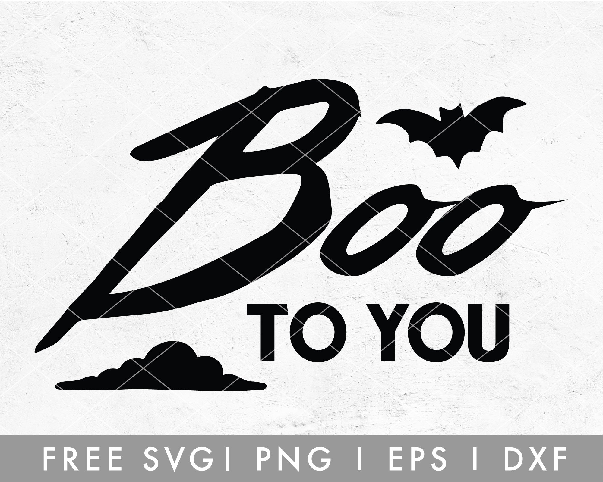 FREE Boo To You SVG For Cricut, Cameo Silhouette Caluya Design