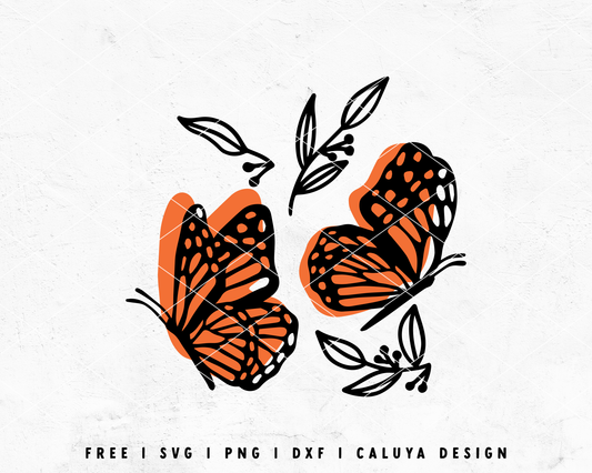 FREE Monarch Butterfly SVG | Butterfly SVG