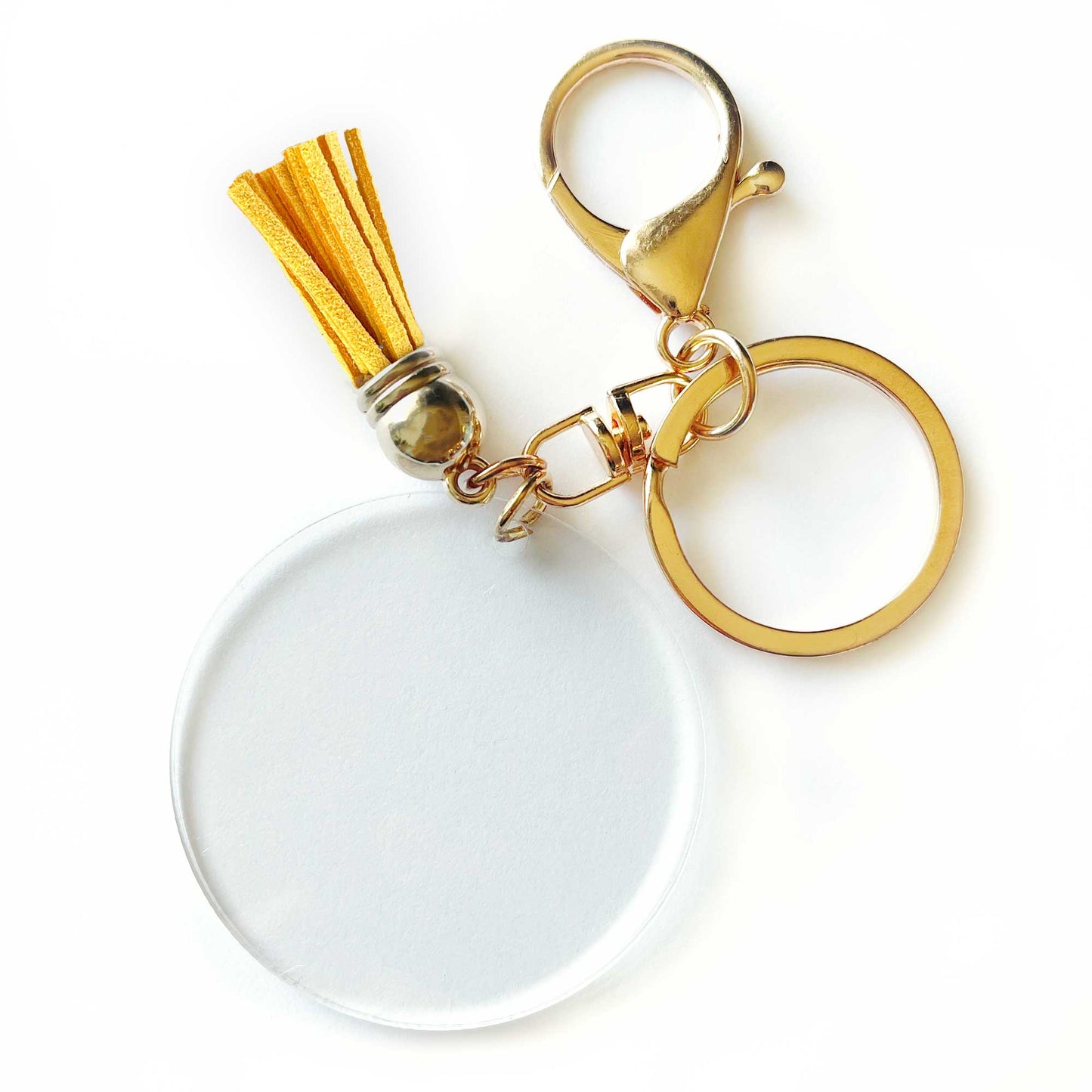 Gold Blank Keychain